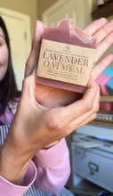Load image into Gallery viewer, Lavender & Oatmeal (essential oil) Bar