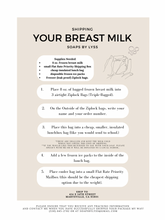 Load image into Gallery viewer, Golden Bar Custom Breast Milk Loaf (10 Bars)