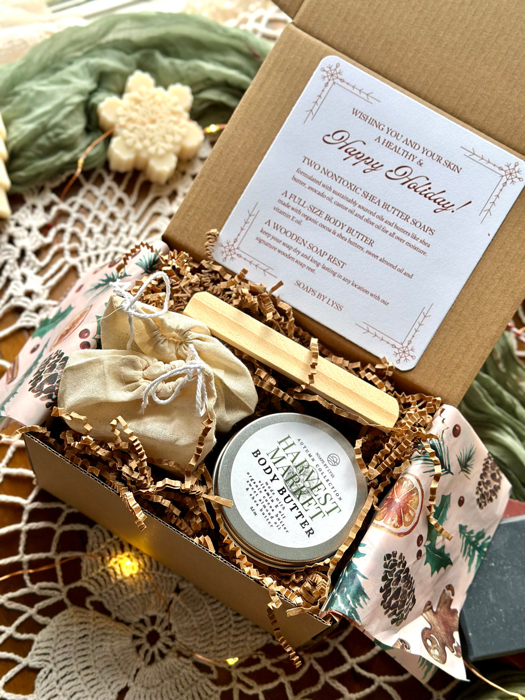 Holiday Soap & Body Butter Gift Box