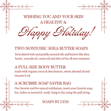 Load image into Gallery viewer, Holiday Soap &amp; Body Butter Gift Box

