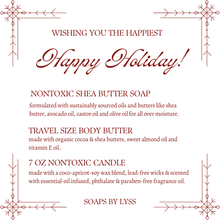 Load image into Gallery viewer, Holiday Candle, Soap &amp; Butter Gift Box
