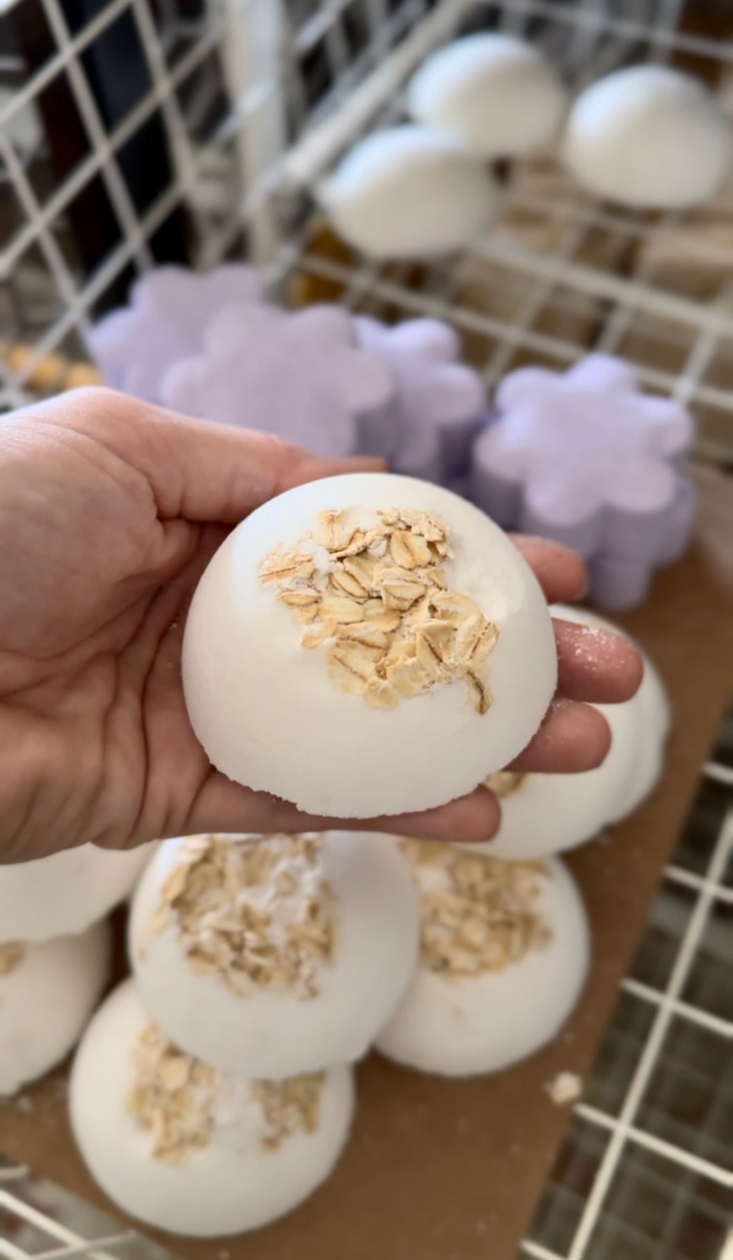 Oatmeal, Milk & Honey Bath Bomb