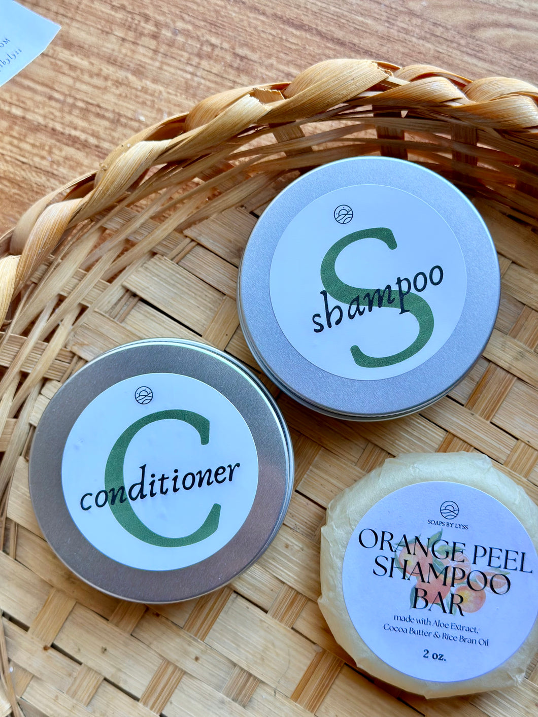 Shampoo & Conditioner Travel Tins