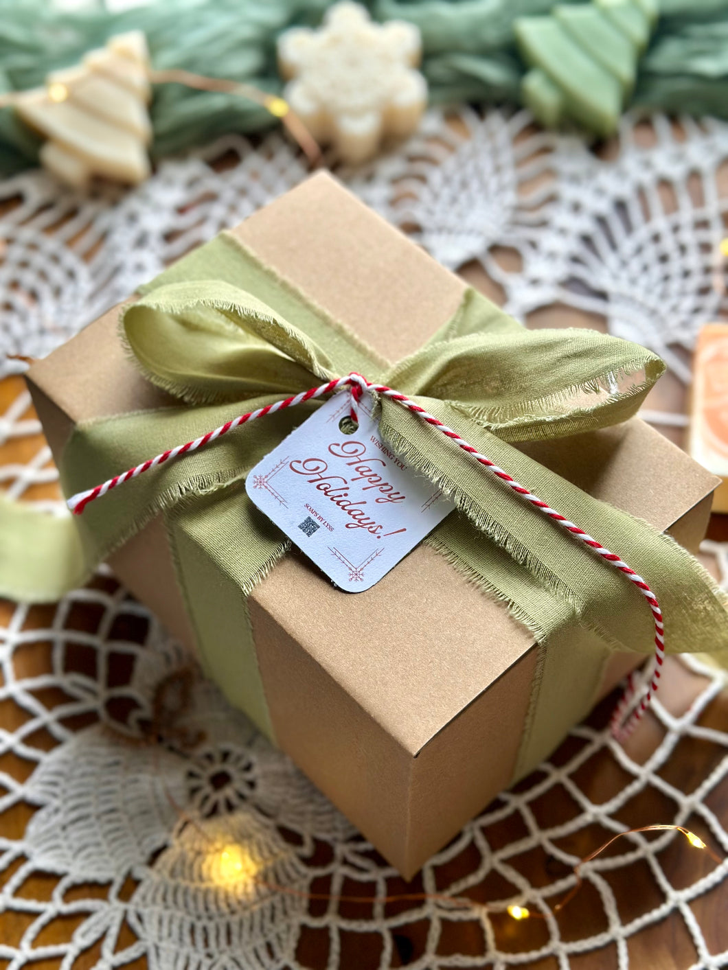 Custom Holiday Gift Wrapping (add-on to order before checkout)