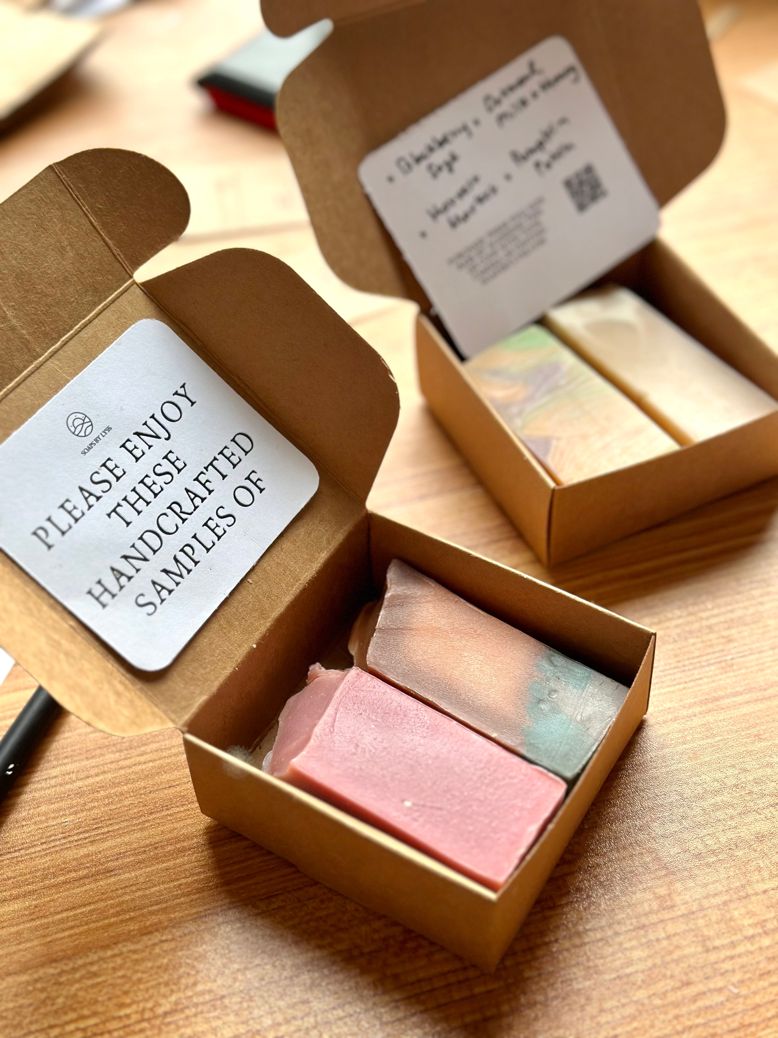 Sample Soap Box Set Soap Sampler Box – Soaps by Lyss