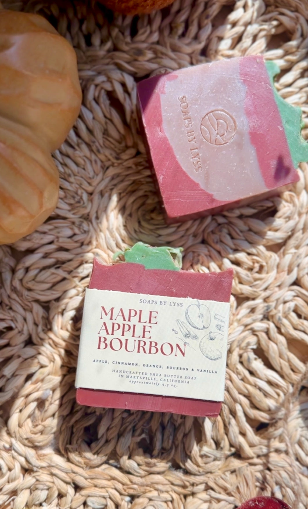 Maple Apple Bourbon Bar - Autumn