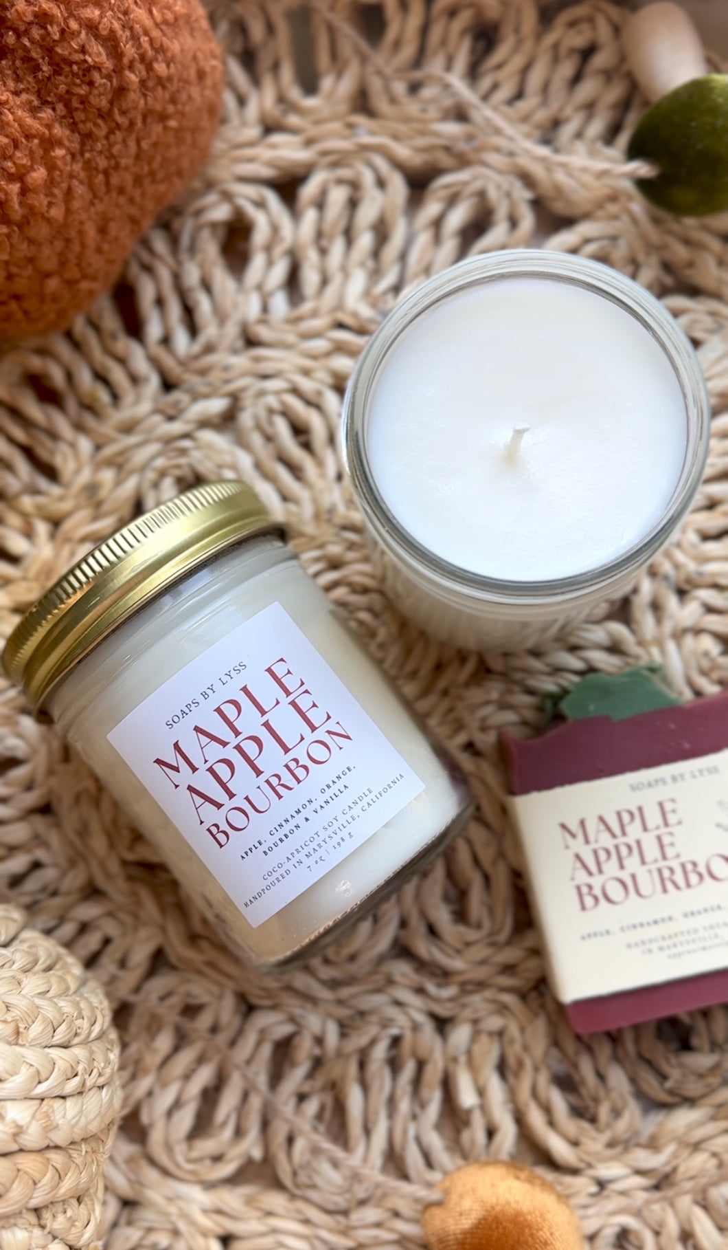 Maple Apple Bourbon Candle (7 oz)