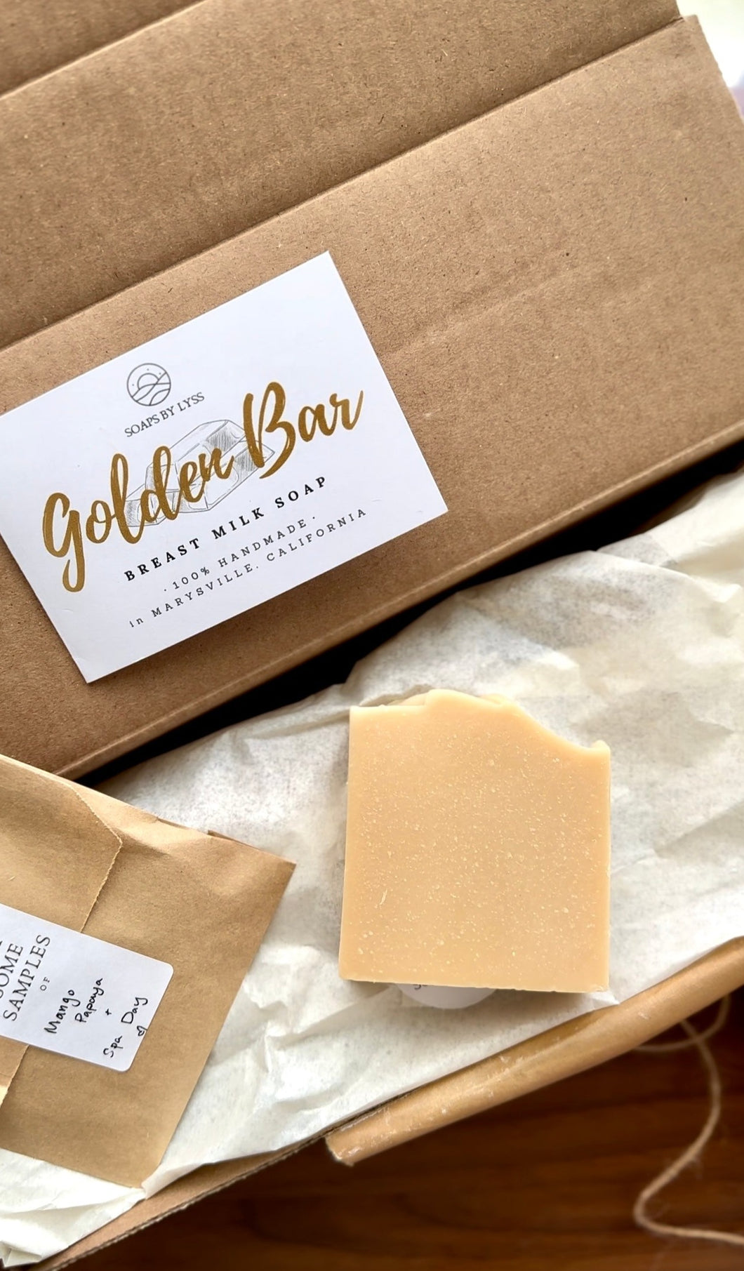 Golden Bar Custom Breast Milk Loaf (10 Bars)