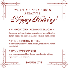 Load image into Gallery viewer, Holiday Soap &amp; Body Butter Gift Box
